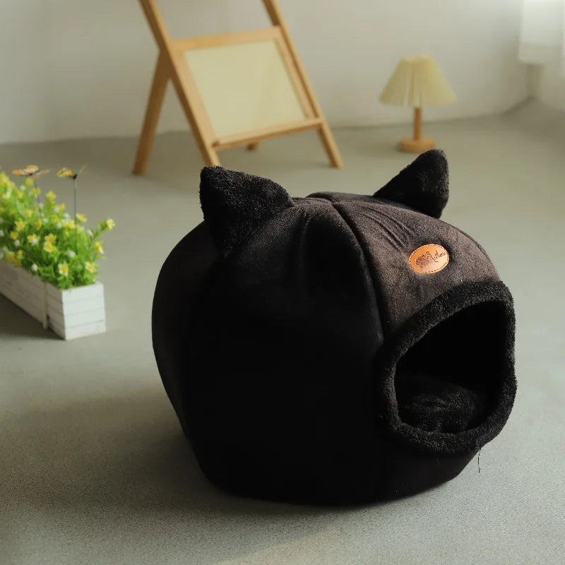 Nuovo letto per gatti Deep Sleep Comfort In Winter Ittle Mat Basket Small Dog House Products Pets Tent Cozy Cave Nest Indoor Cama Gato