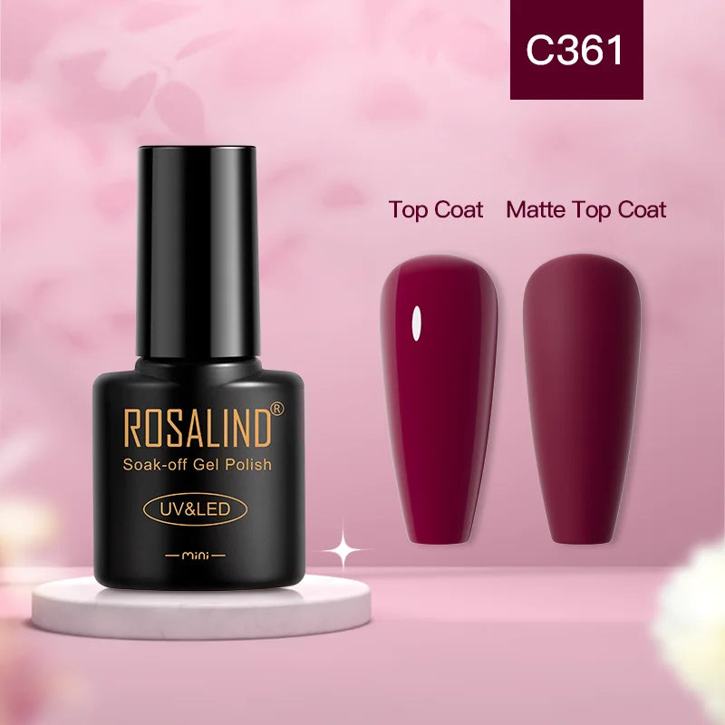 ROSALIND Gel Nail Polish Cat Eye Glitter UV Nail Gel Vernis Semi Permanent Gel Manicure Soak off Base Top Coat Hybrid Varnishes