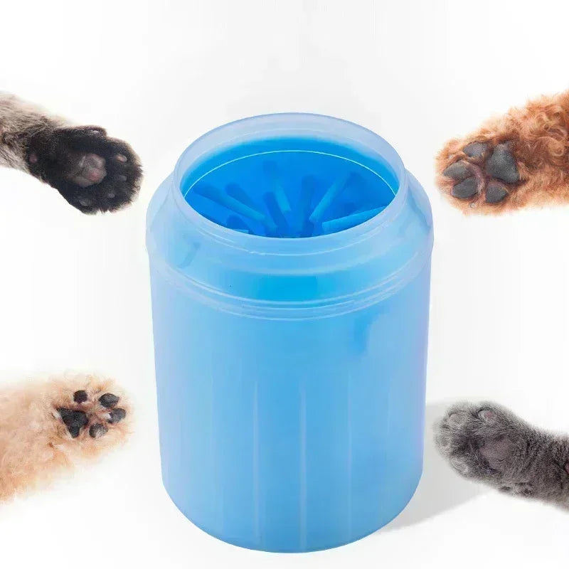 Tazza per zampe di cane, pulisci zampe, spazzola per la pulizia delle zampe di cane e gatto, morbida spazzola in silicone per la pulizia delle zampe di cane, secchio per la pulizia delle zampe di cane, accessori