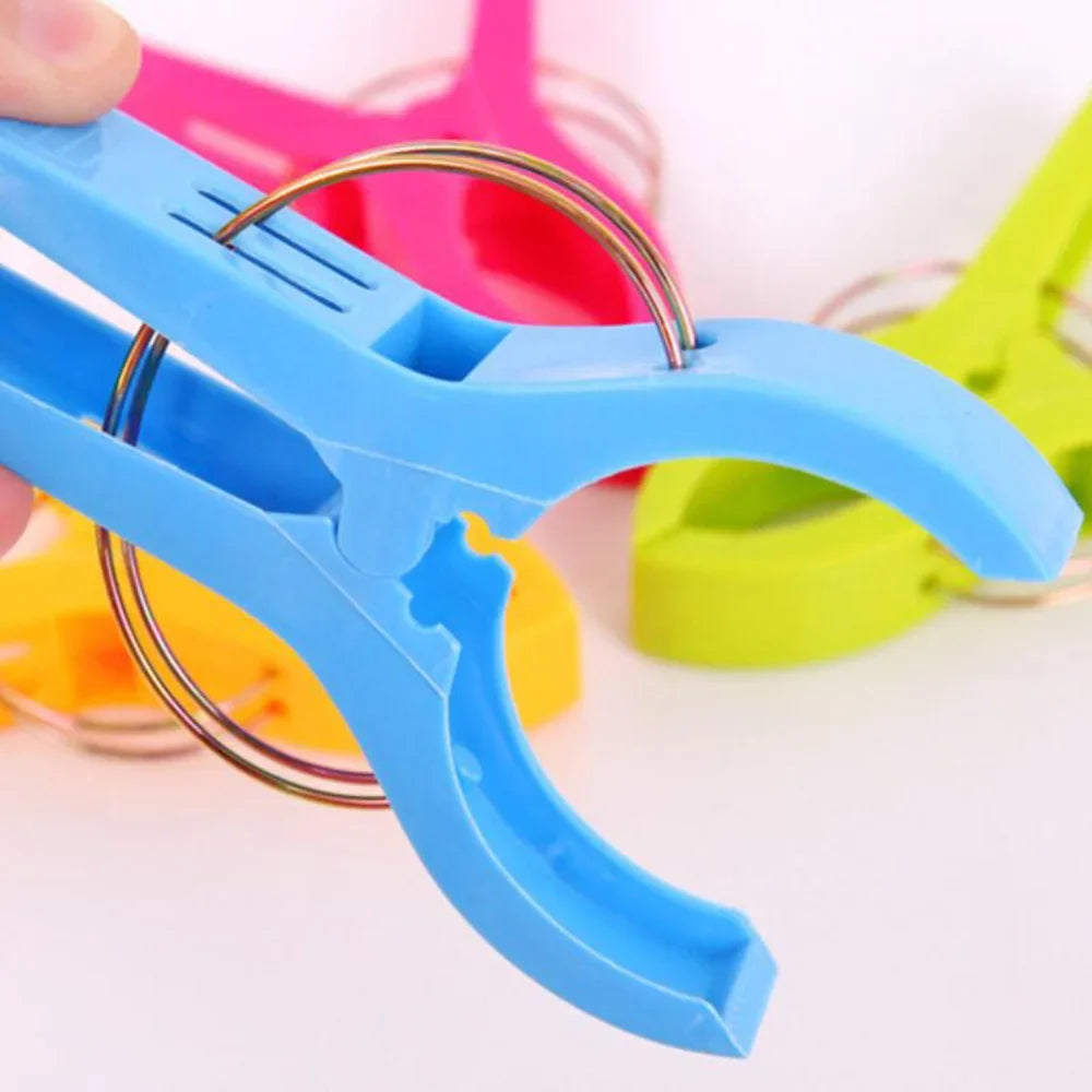 24Pcs Plastic Clothespin Sun Clothes Small Clip Travel Plastic Clip Drying Clothespin Fixed Clothes Windproof Clothespin