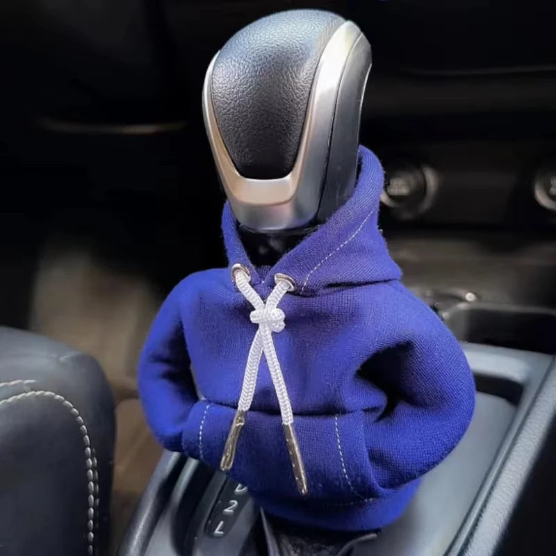 Gear Shift Mini Hoodie Cover Shift Cover Gear Handle Decoration Fits Manual Automatic Universal Car Shift Lever Interior Decor