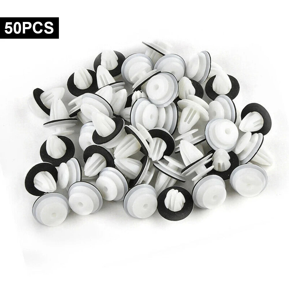 50Pcs Auto Bumper Mudguard Automotive Fastener Clip Car General Accessories Car Interior Door Panel Card Trim Fastener Clips