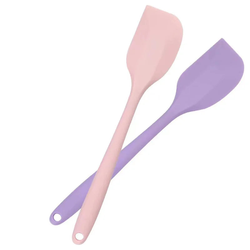 Silicone cream spatula Non-stick butter spatula Heat-resistant kitchen baking tools DIY cake baking tools