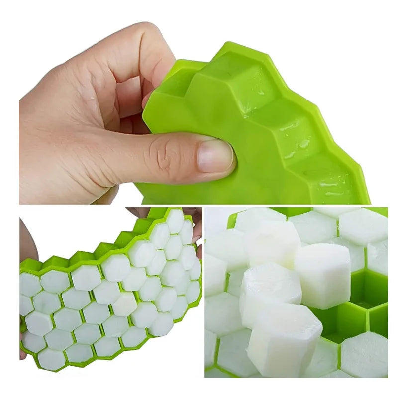 4/6/8/15 Grid Big Ice Tray Mold Giant Jumbo Large Food Grade Silicone Ice Cube Square Tray Mold DIY Ice Maker Ice Cube Tray