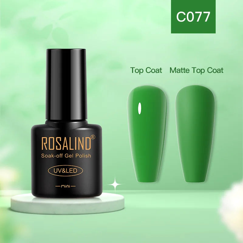 ROSALIND Gel Nail Polish Cat Eye Glitter UV Nail Gel Vernis Semi Permanent Gel Manicure Soak off Base Top Coat Hybrid Varnishes