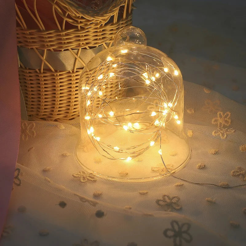 Waterproof USB/Battery LED String Light 5M 10M Copper Wire Fairy Garland Light Lamp for Christmas Wedding Party Holiday Lighting