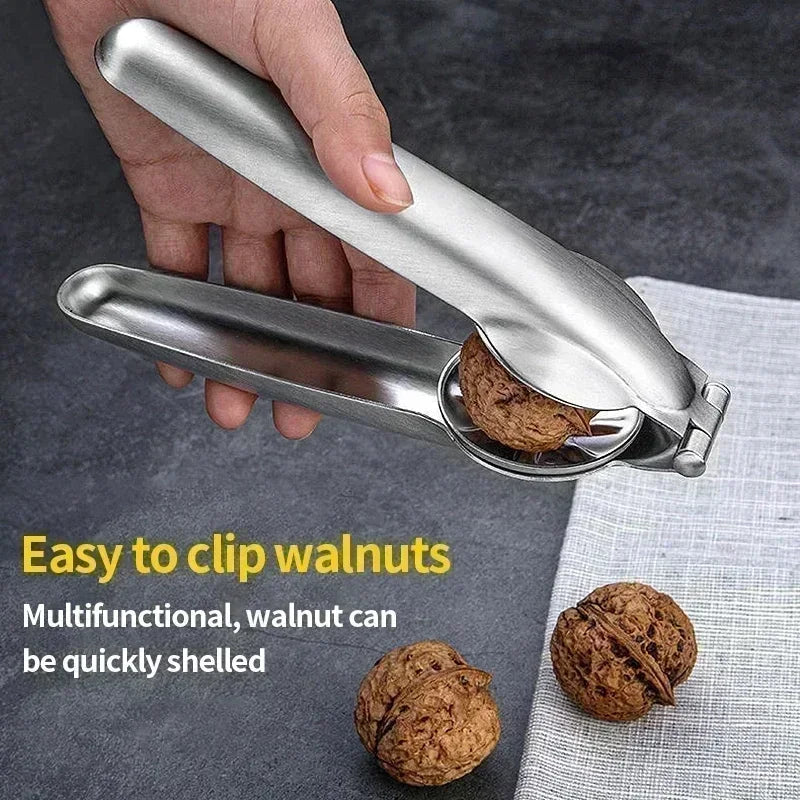 Stainless Steel Chestnut Opening Machine Nut Cracker Sheller Walnut Pliers Chestnut Cutter Opener Kitchen Gadgets Accessories