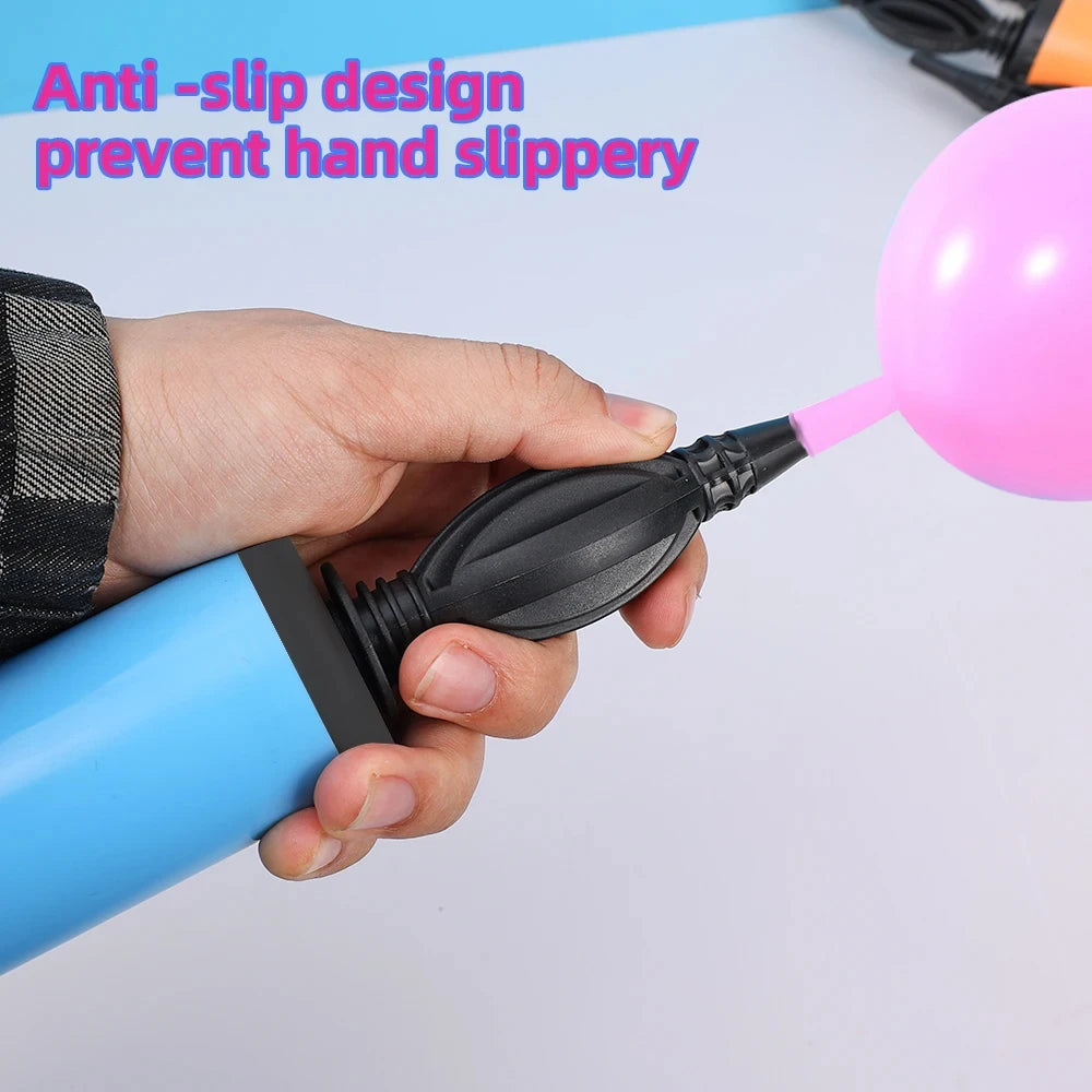 1/3/5 Pcs Random Balloon Pump Air Inflator Hand Push Portable Balloon Accessories For Wedding Birthday Party Decor Supplies