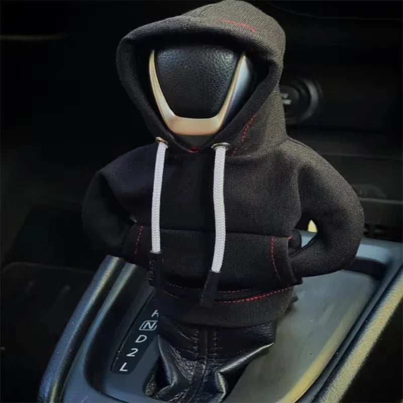 Gear Shift Mini Hoodie Cover Shift Cover Gear Handle Decoration Fits Manual Automatic Universal Car Shift Lever Interior Decor