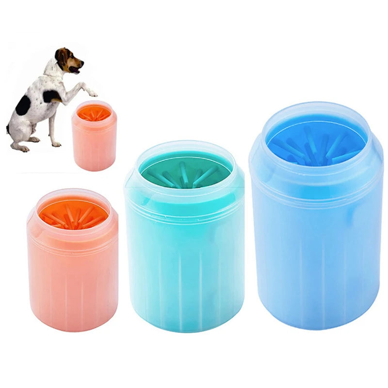 Tazza per zampe di cane, pulisci zampe, spazzola per la pulizia delle zampe di cane e gatto, morbida spazzola in silicone per la pulizia delle zampe di cane, secchio per la pulizia delle zampe di cane, accessori