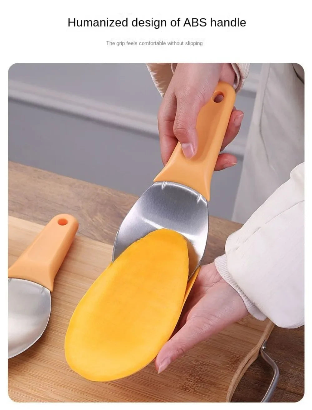 Multi Functional Mango Peeler Mango Peeling Cutting Knife Mango Peeling Separator Mango Scoop Avocado Peeler Fruit Kitchen Tool