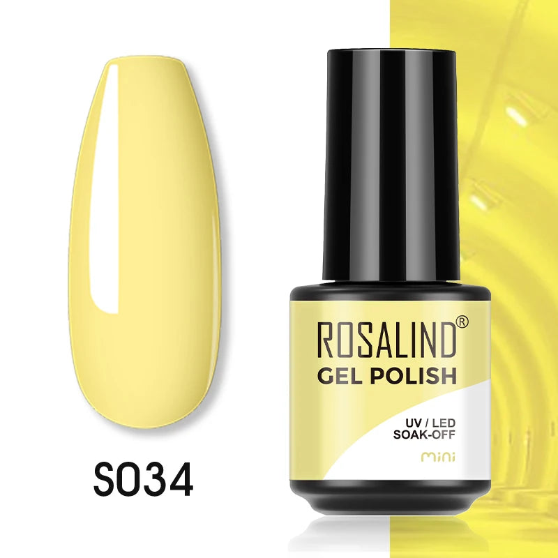 ROSALIND Gel Nail Polish Cat Eye Glitter UV Nail Gel Vernis Semi Permanent Gel Manicure Soak off Base Top Coat Hybrid Varnishes