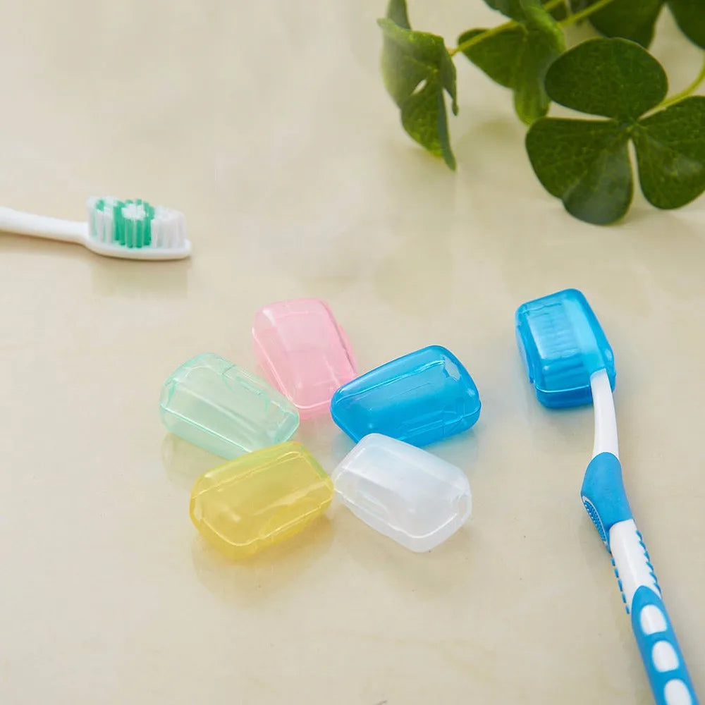 5Pcs/set Portable Toothbrush Cover Holder Health Germproof Toothbrushes Protector Travel Hiking Camping Brush Cap Case