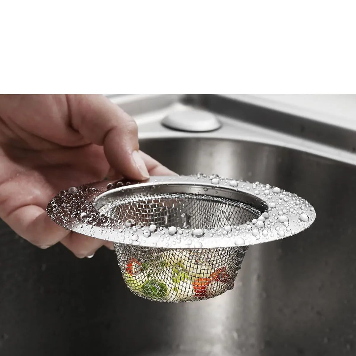 Kitchen Sink Strainer Stainless Steel Sink Funnel Anti Blocking Sink Dishwasher Basin Floor Drain Sewer Hair Strainer