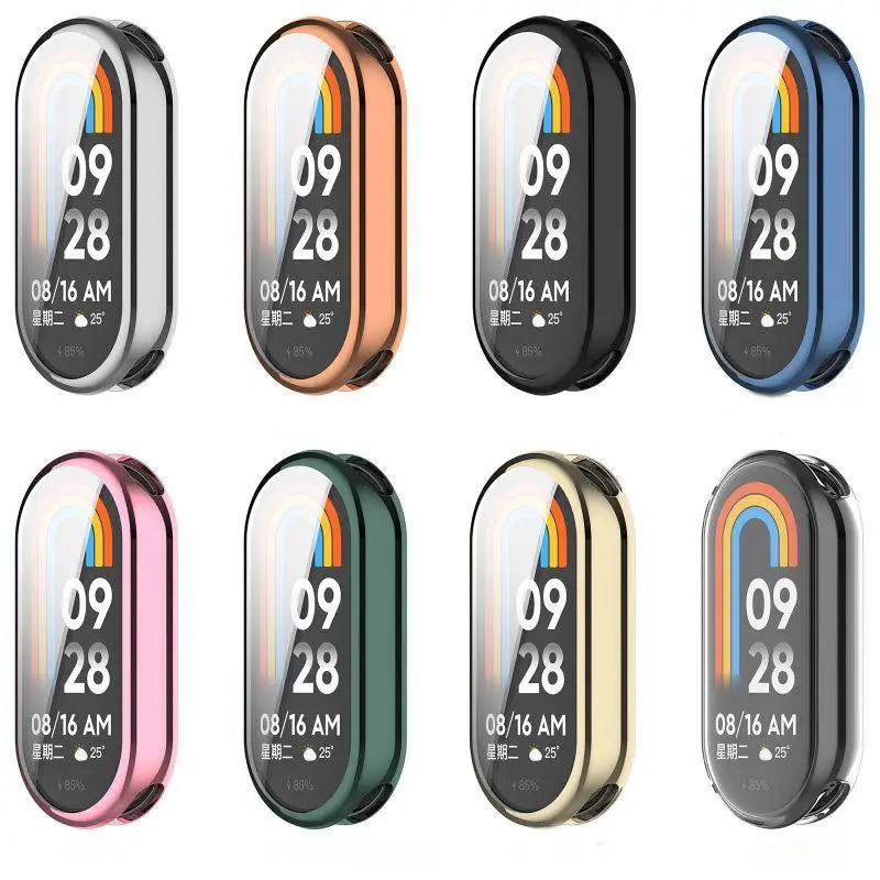 Full Cover Case For Xiaomi Mi Band 9 8  Screen Protec Mi Band9 8  NFC Screen Protector Protective Case Watch CaseFor Mi band8 9