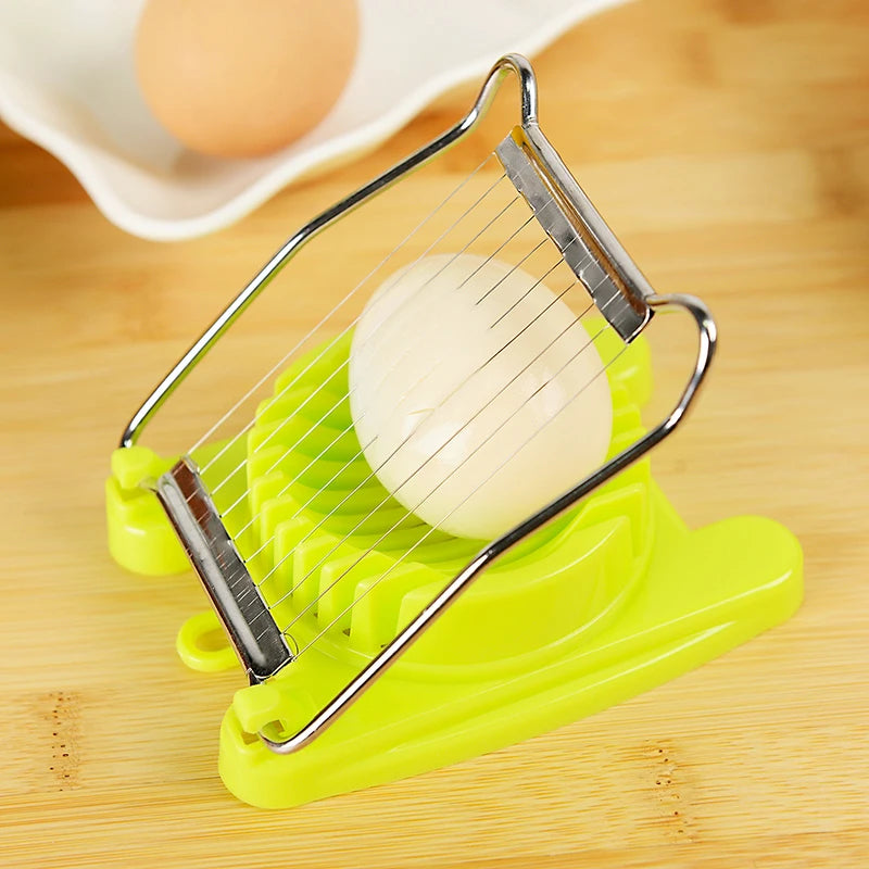 Kitchen Accessories Egg Slicer Chopper Stainless Steel Fruit Salad Cutter Egg Tools Manual Food Processors Kitchen Gadget ALI426