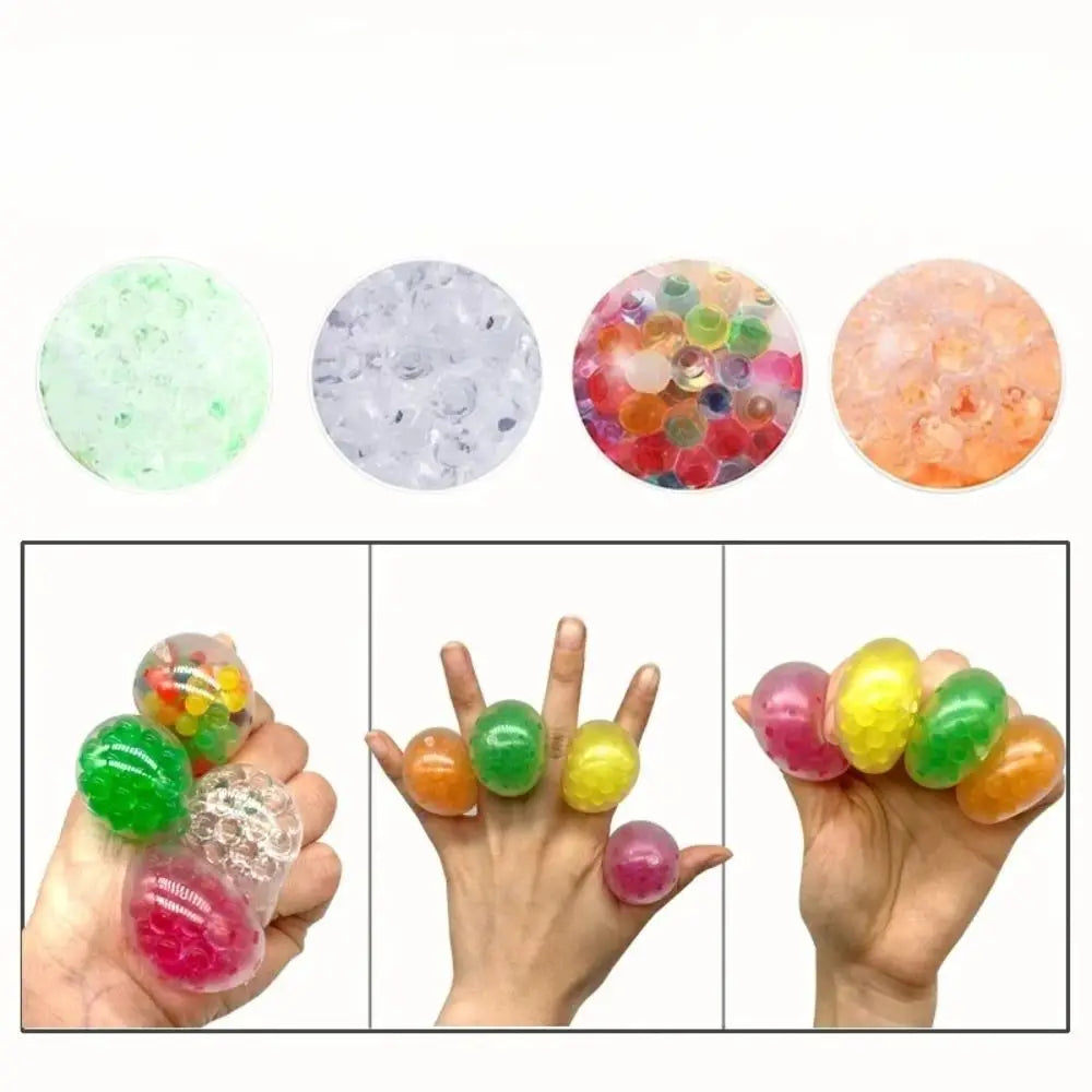 Funy 3.5Cmtpr Squeezing Toy Ball Soft Glue Alleviate Anxiety Squeezing Toy Grape Ball Vent Water Bead Ball