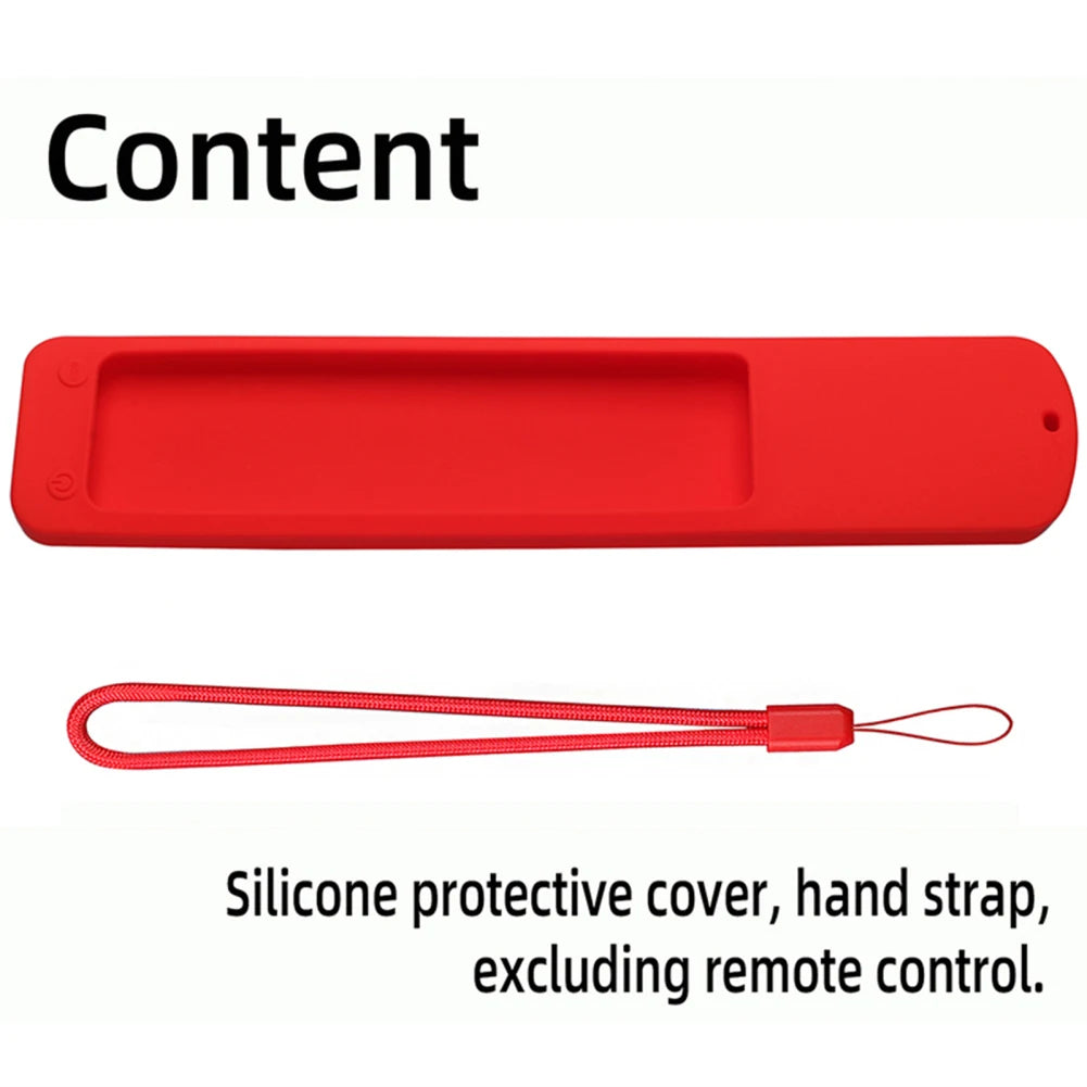 Remote Control Protective Case Silicone Case Protective Skin Scratch-Resistant Cover With Lanyard For Xiaomi TV XMRM-ML/TV Q2