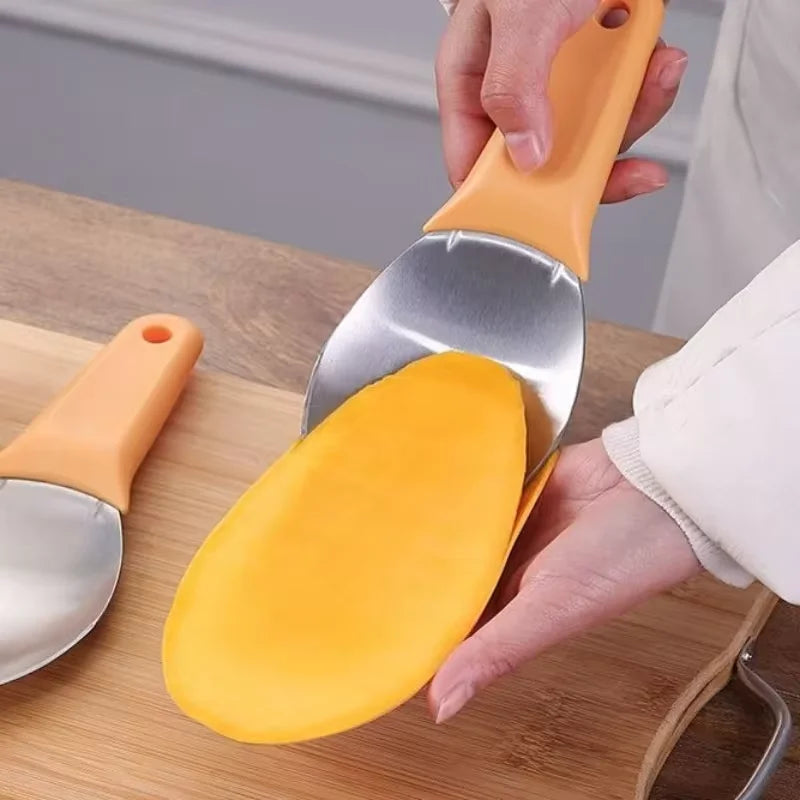 Multi Functional Mango Peeler Mango Peeling Cutting Knife Mango Peeling Separator Mango Scoop Avocado Peeler Fruit Kitchen Tool