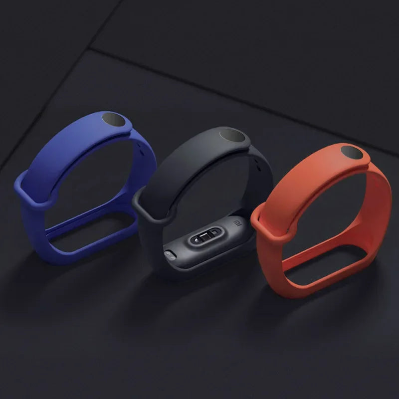 Strap for Xiaomi Mi Band 3 4 5 6 7 Sport Bracelet Silicone Wrist Strap For Xiaomi Mi Band 7 6 5 4 3 Bracelet Mi Band 7 TPU Strap