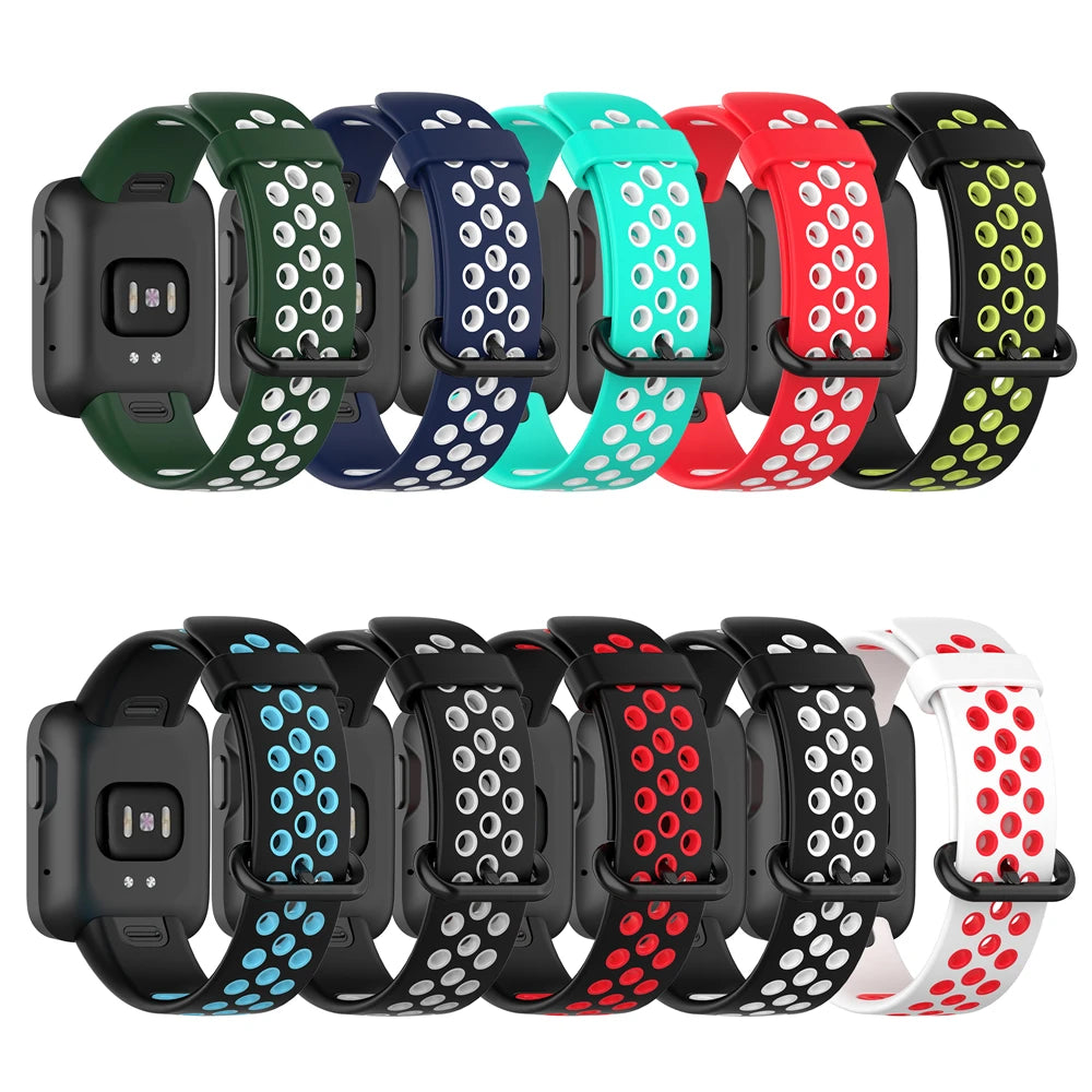 Replacement Sport Strap For XiaoMi Mi Watch Lite Strap Silicone Breathable Watchbands For Mi Watch Lite Watch Strap Bracelet