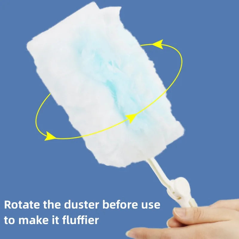 Disposable Dusters with Replace Heads Scalable Cleaning Brush Duty Duster Refills Electrostatic Duster Home Office Cleaning Tool