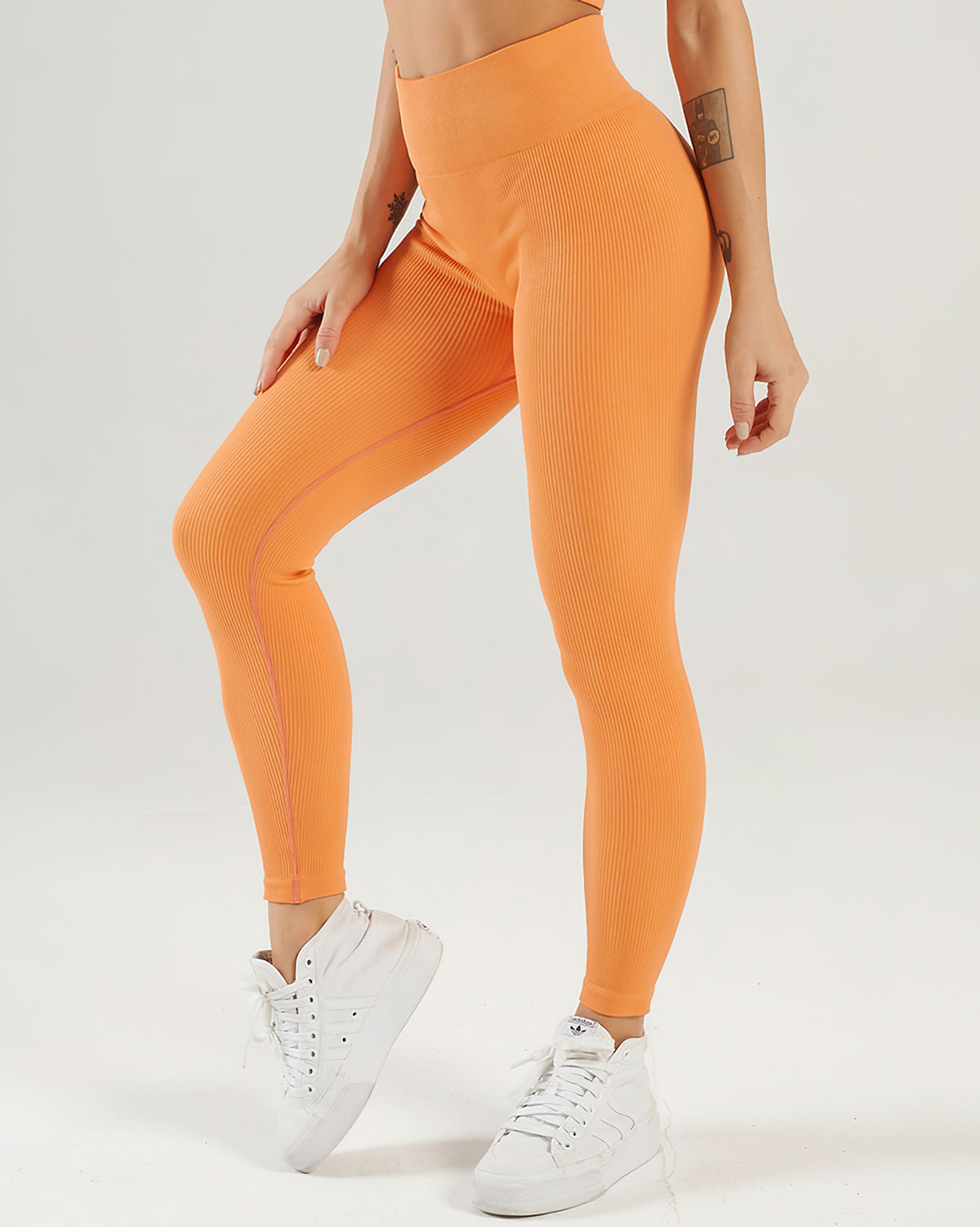 Nieve Ribbed Athleisure Leggings