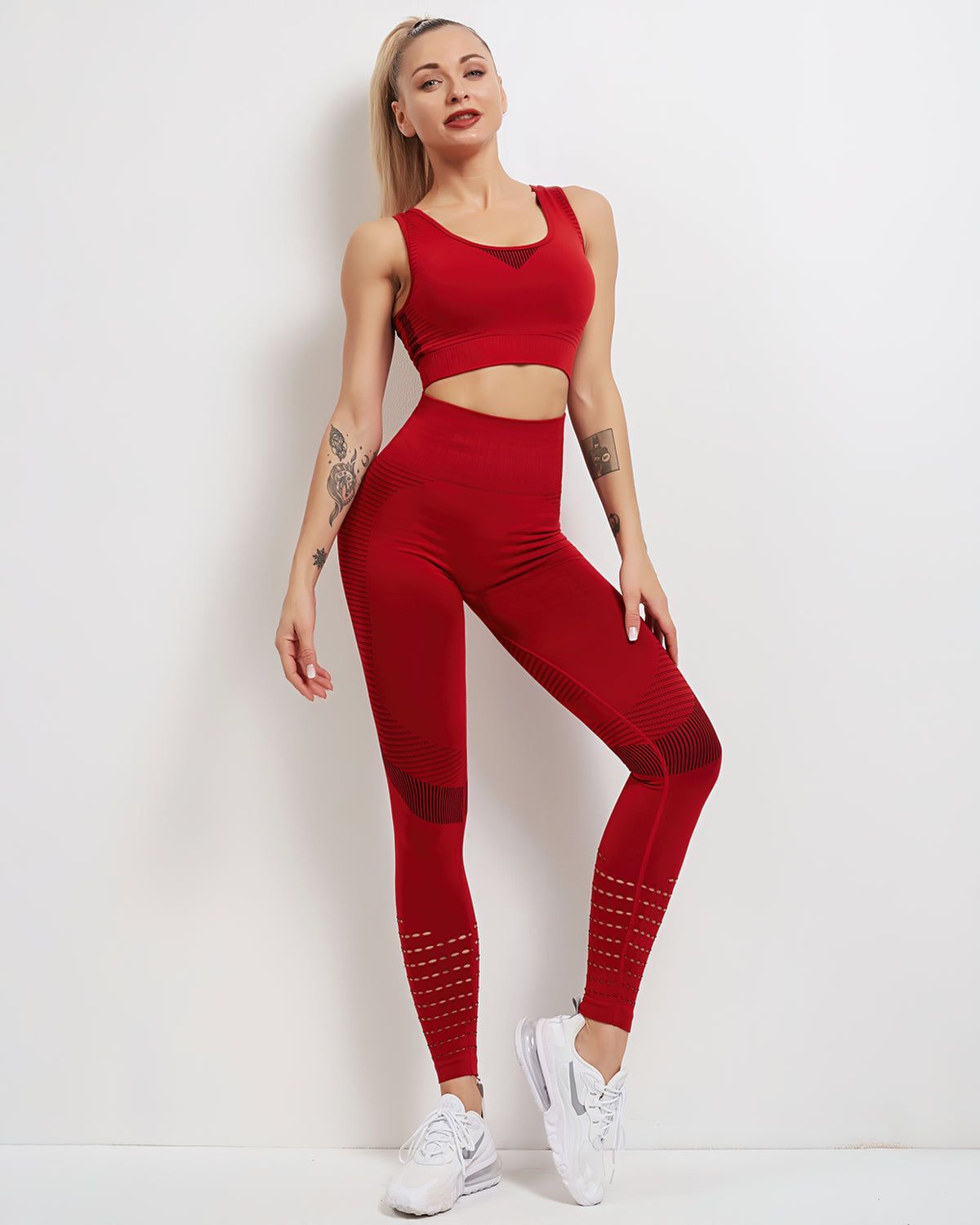 Tribeca Seamless Leggings - Red